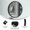 Flash Furniture 24in Round Black Metal Framed Accent Wall Mirror HMHD-22M115YA-BLK-GG - alternate 3